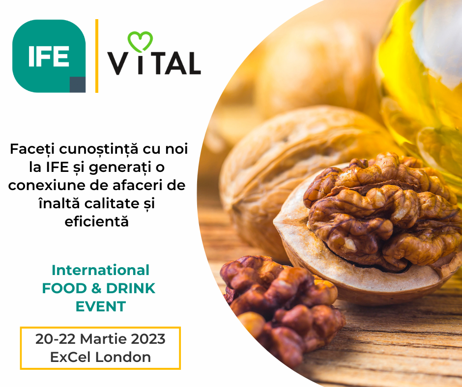 Vital reprezintă România la International Food & Drink Event 2023 în Londra